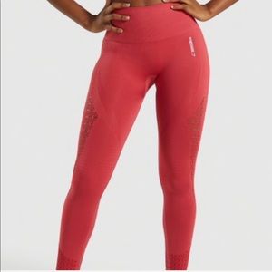 Energy + Seamless Leggings - RED SEA